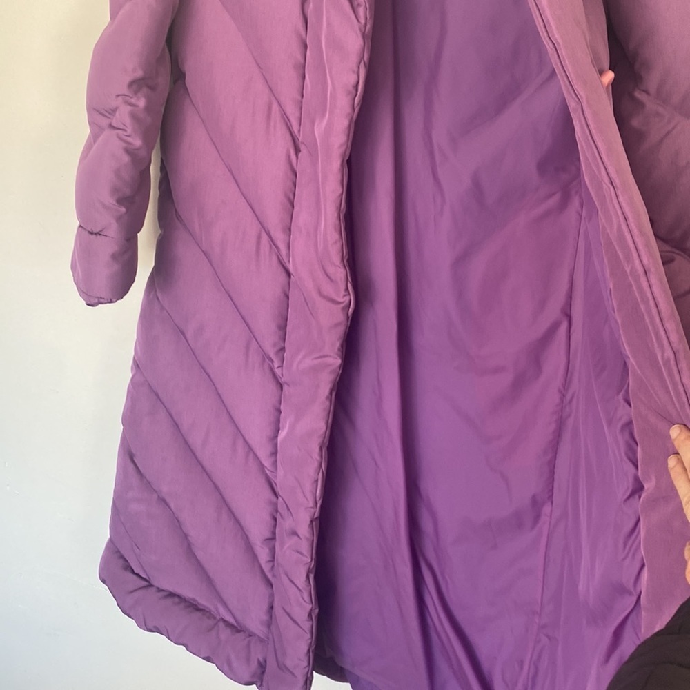 Saks Fifth Avenue Purple Vintage Down Jacket - Picture 15 of 15